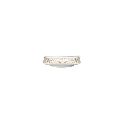 Versace Virtus Gala Square Canape Dish | 4.75in White