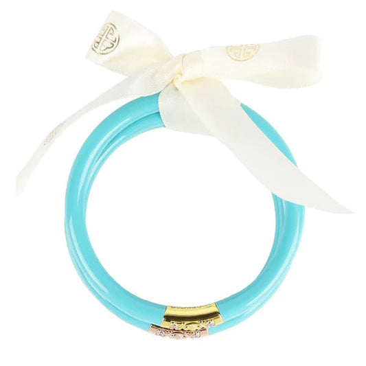 Budha Girl Three Kings All Weather Bangles S/3 Turquoise L