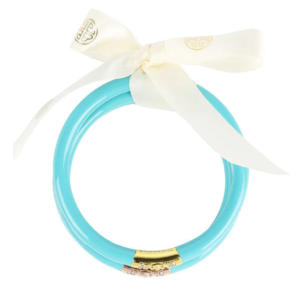 Budha Girl Three Kings All Weather Bangles S/3 Turquoise S