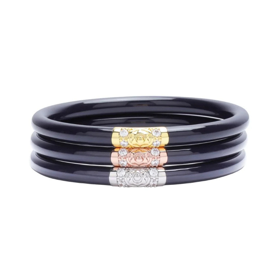 Budha Girl Three Kings All Weather Bangles S/3 Navy M