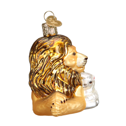 Lion And Lamb Ornament