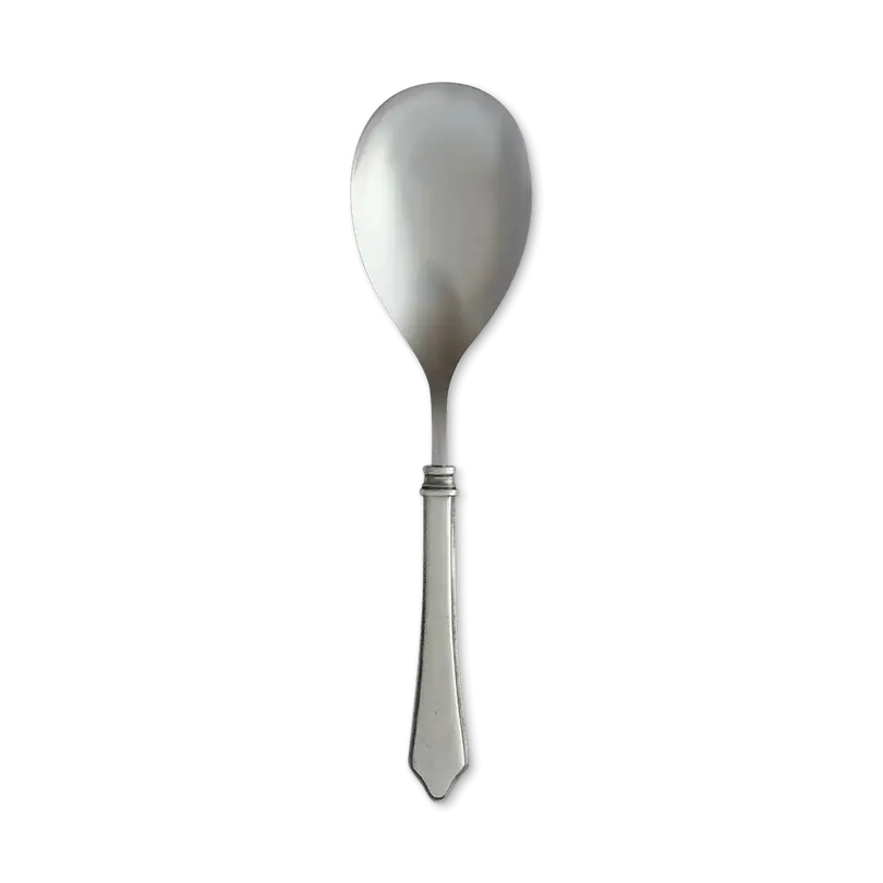 Match Pewter Violetta Pewter Flatware | Wide Serving Spoon 11in