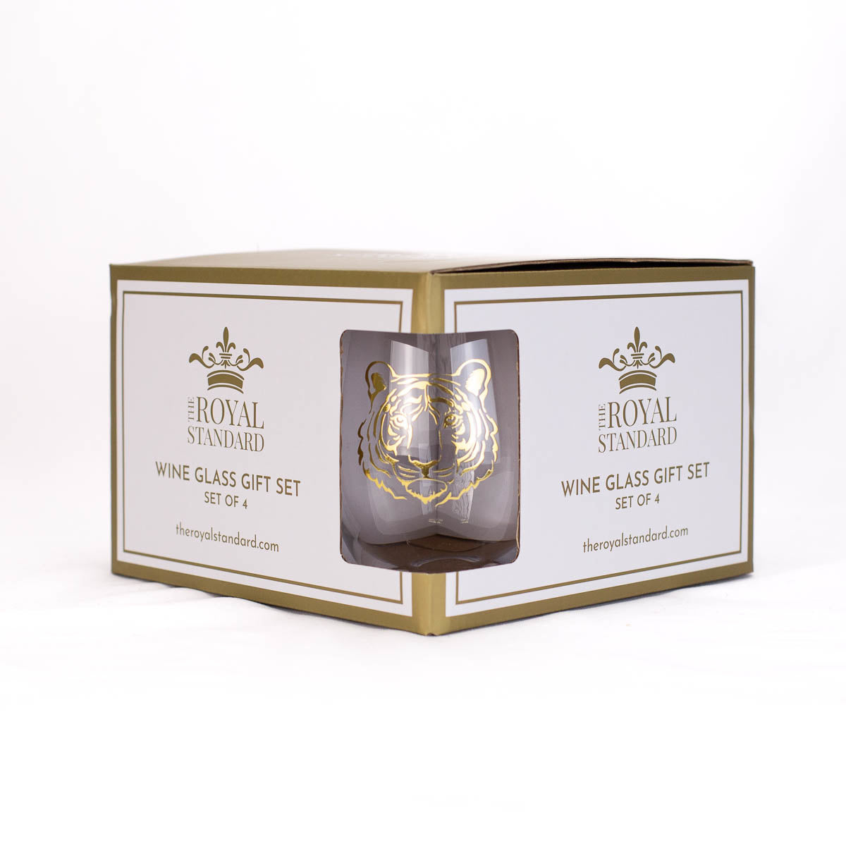 Tiger Stemless Wine Glass | 16oz