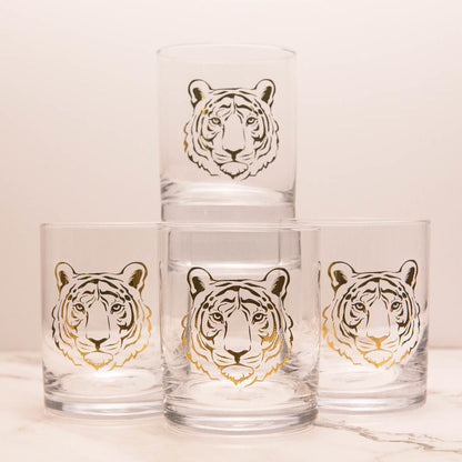 Tiger Rocks Glass | 13oz