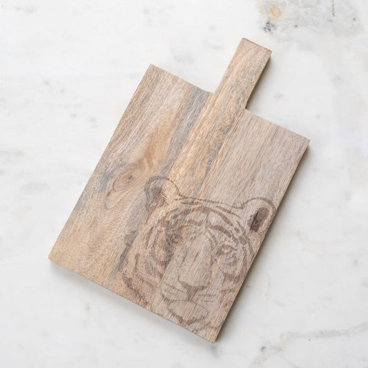 Embossed Tiger Serving Board