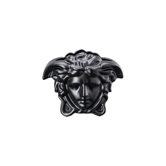Versace Medusa Grande Vase | 6in Black