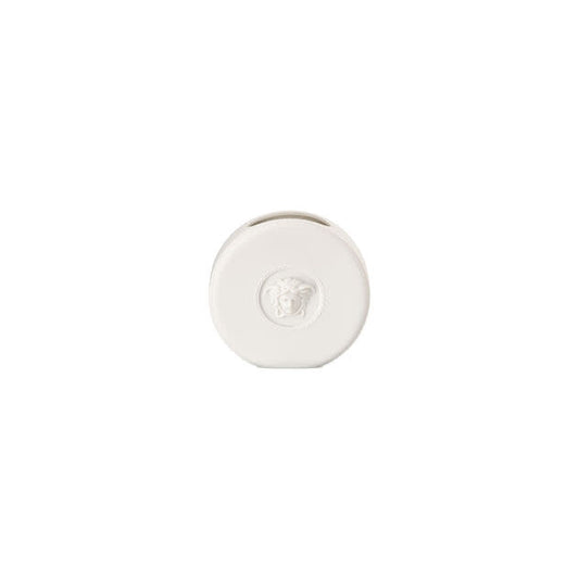 Versace La Medusa Round Mini Vase | 4in White
