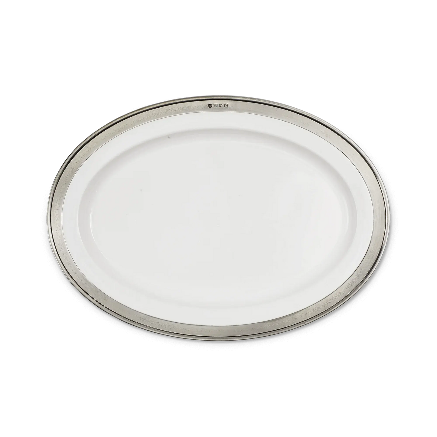 Match Pewter Convivio Oval Serving Platter | Medium 18in