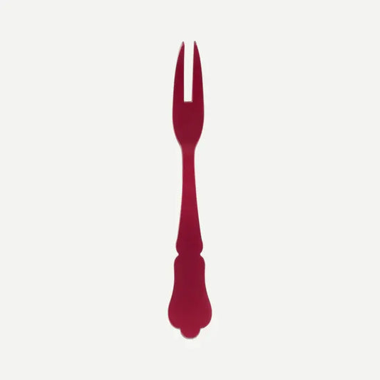 Sabre Paris Honorine Acrylic Cocktail Fork | 4.75in Red