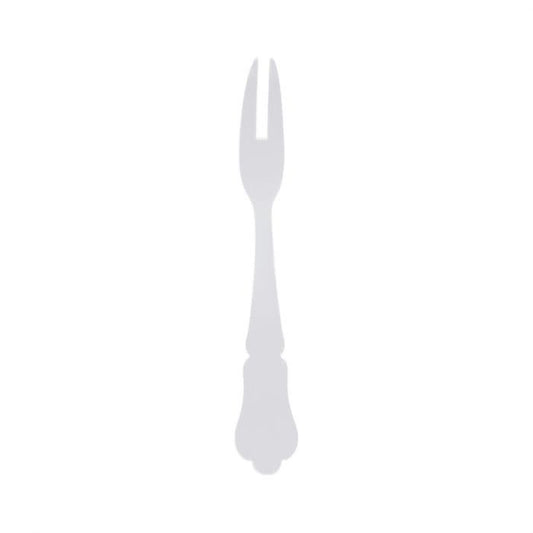 Sabre Paris Honorine Acrylic Cocktail Fork | 4.75in White