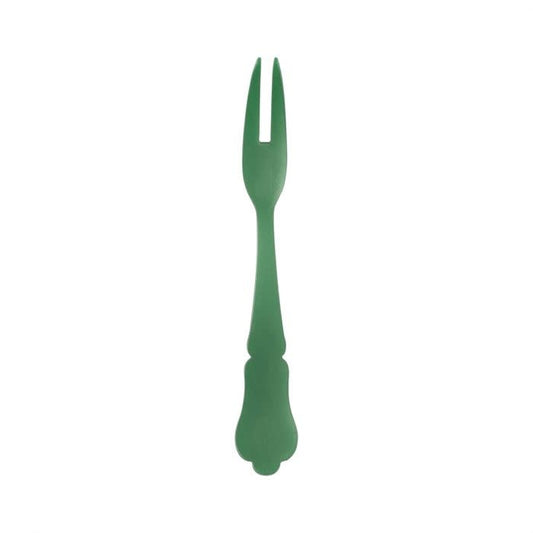 Sabre Paris Honorine Acrylic Cocktail Fork | 4.75in Garden Green