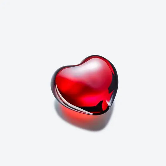 Baccarat Puffed Hearts | Red 3in