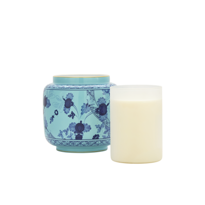 Ginori 1735 Oriente Italiano Iris Scented Candle Holder Vase | 7in
