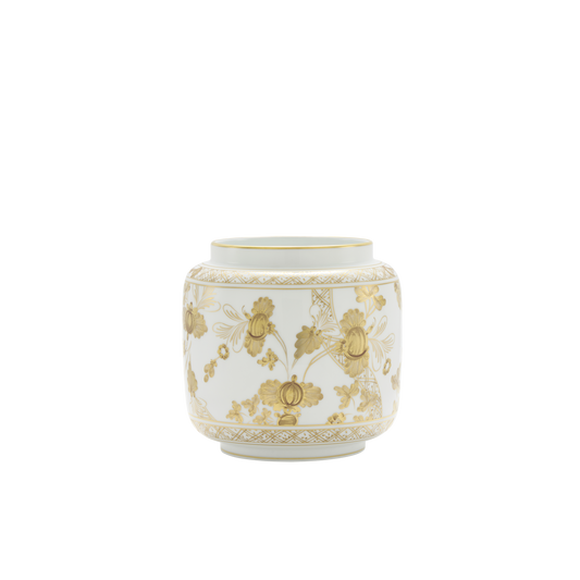 Ginori 1735 Oriente Italiano Aurum Scented Candle Holder Vase | 7in