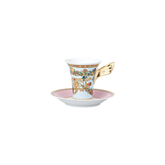 Versace Butterfly Garden Coffee Cup + Saucer Set | 6oz