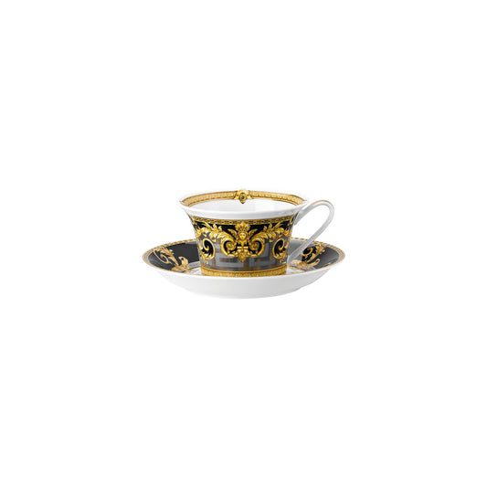 Versace Prestige Gala Tea Cup + Saucer Set | 7oz