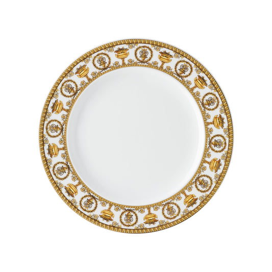 Versace I Love Baroque Bianco Dinner Plate | 10.5in