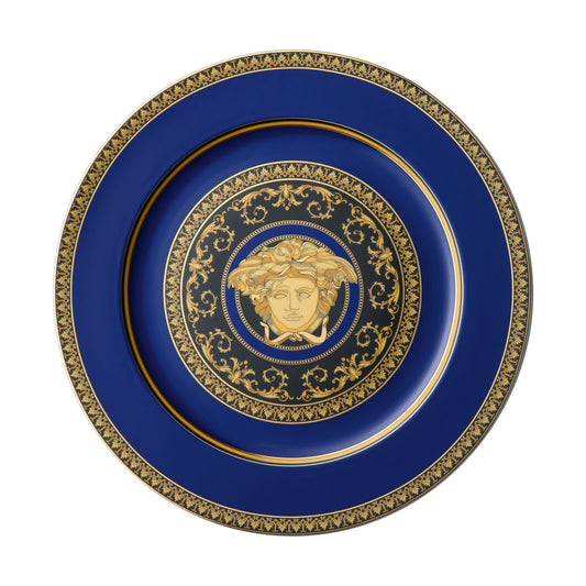 Versace Medusa Blue Service Plate | 11.75in