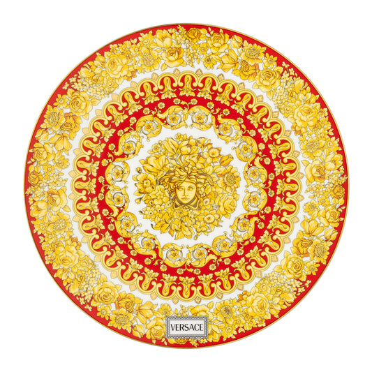 Versace Medusa Rhapsody Red Service Plate | 13in