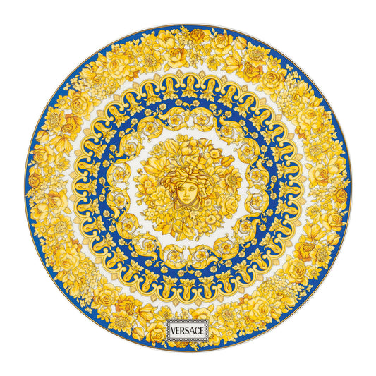 Versace Medusa Rhapsody Blue Service Plate | 13in