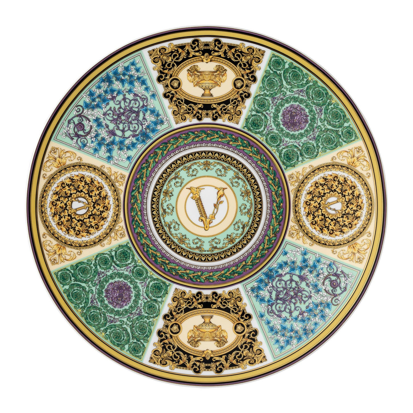 Versace Barocco Mosaic Service Plate | 13in