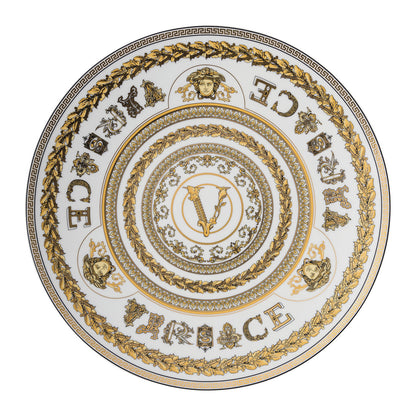 Versace Virtus Gala White Service Plate | 13in