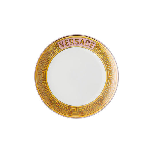 Versace Medusa Amplified Pink Coin Salad Plate | 8.25in