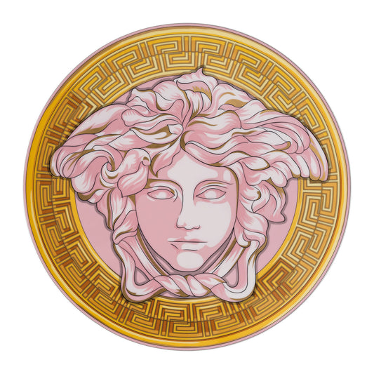 Versace Medusa Amplified Pink Coin Service Plate | 13in