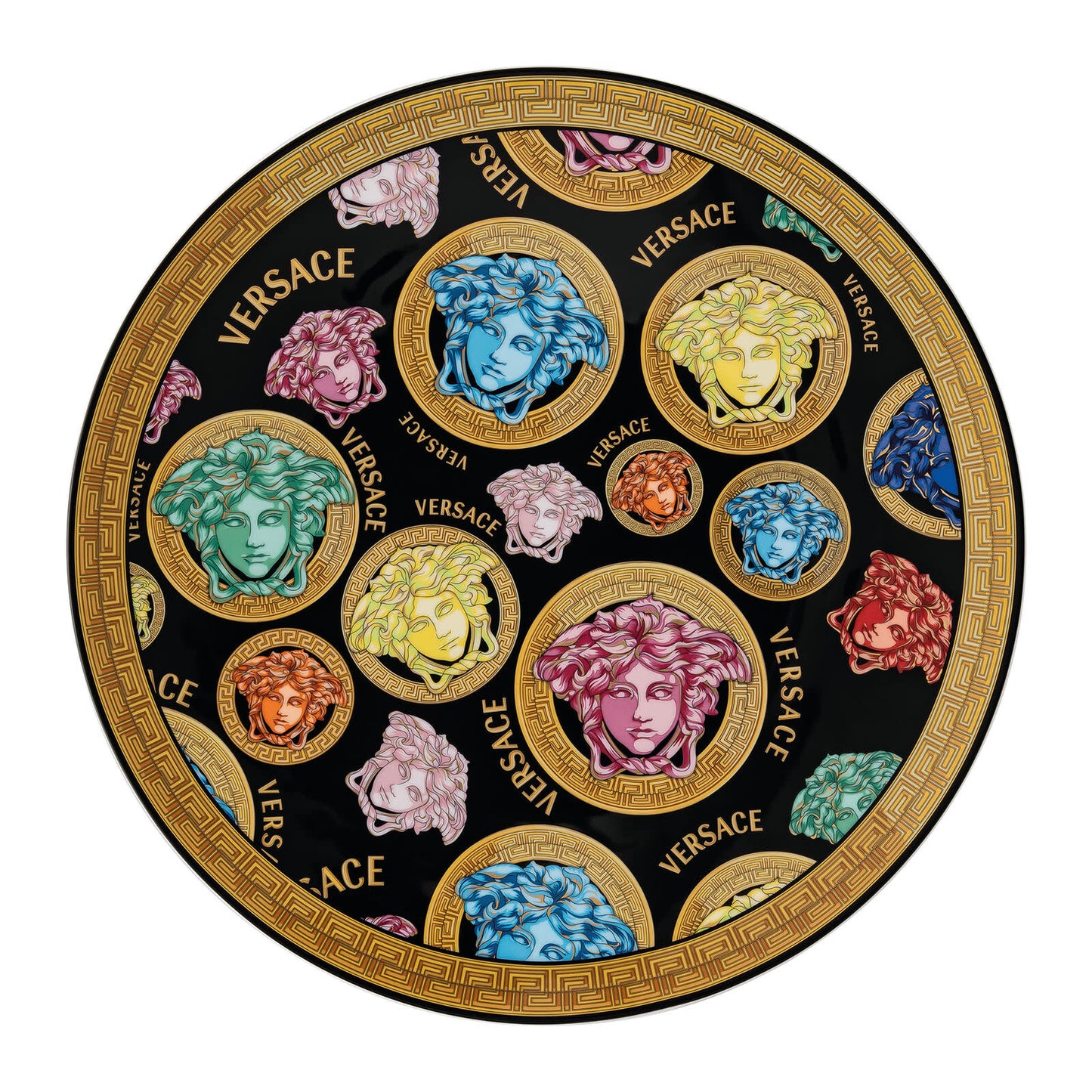 Versace Medusa Amplified Multicolor Service Plate | 13in