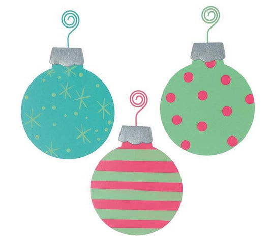 Stars, Polka Dots, Stripes Ornament Assorted