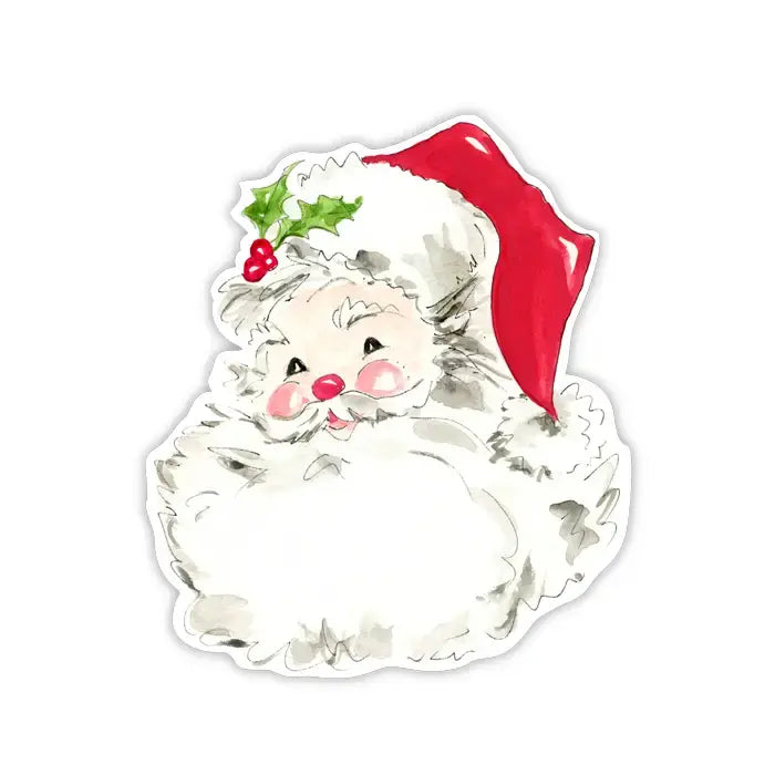 Die Cut Accents Red Santa