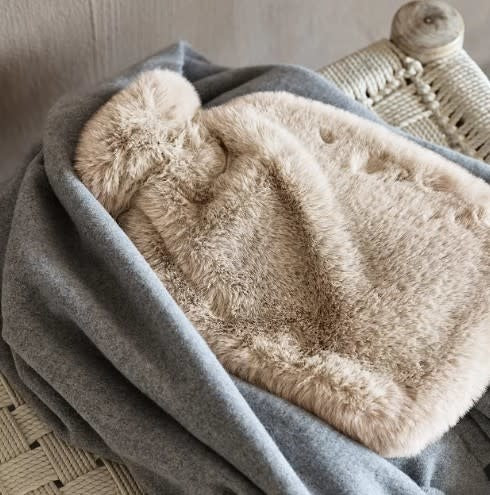 FAUX FUR HOT WATER BOTTLE
