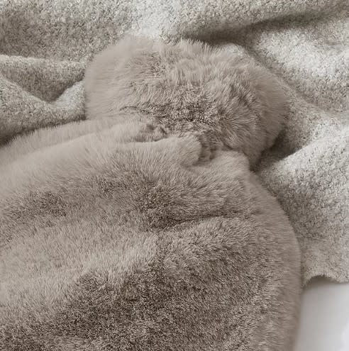 FAUX FUR HOT WATER BOTTLE