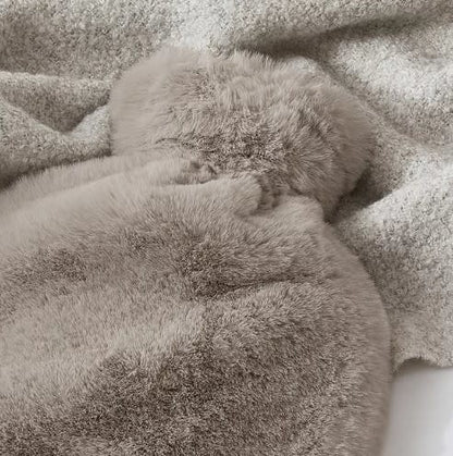 FAUX FUR HOT WATER BOTTLE