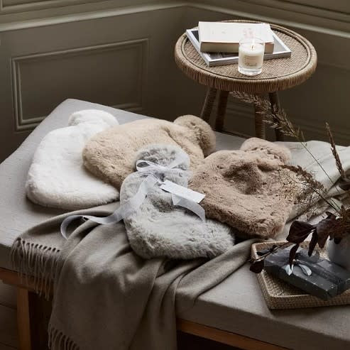 FAUX FUR HOT WATER BOTTLE