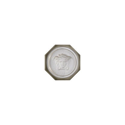Versace Medusa Lumiere Crystal Coaster | 4in Haze