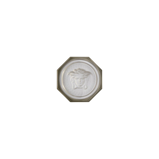 Versace Medusa Lumiere Crystal Coaster | 4in Haze