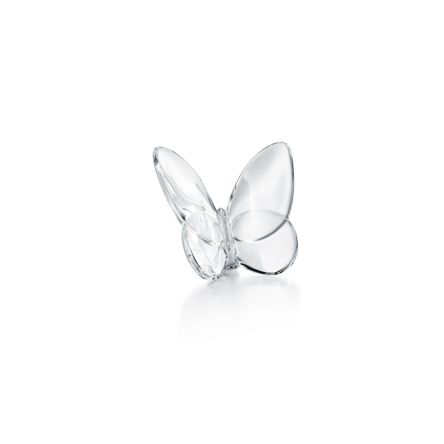 Baccarat Crystal Papillon Clear Lucky Butterfly Sculpture | 3.15x2.56in