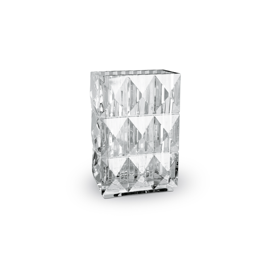 Baccarat Crystal Louxor Rectangular Vase | 8.15x5.94in