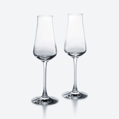 Baccarat Château Baccarat Champagne Flute Glass Set of 2 | 9.45in