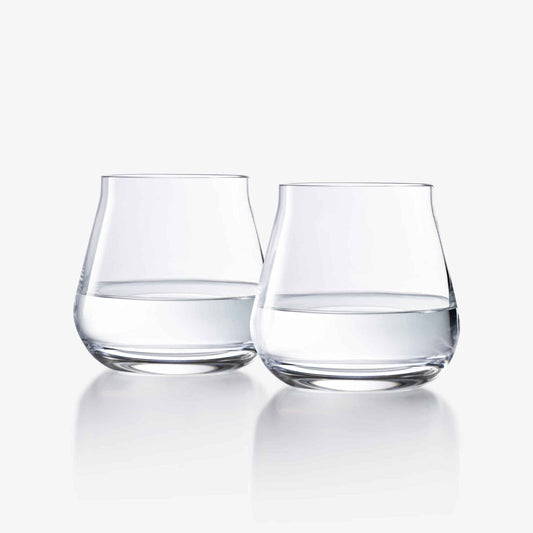 Baccarat Chateau Baccarat Tumbler Double Old Fashioned Glass No. 2  Set of 2 | 3.45in 11.83oz