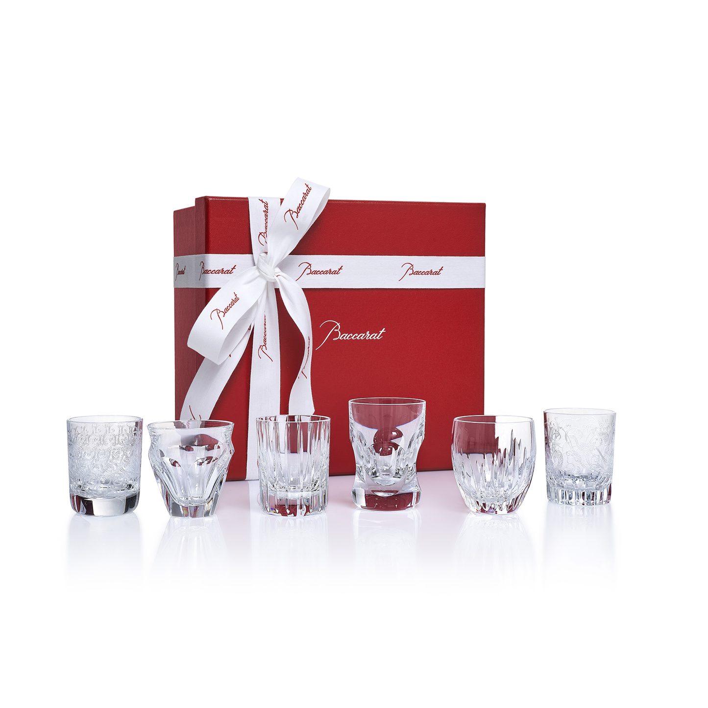 Baccarat Crystal Everyday Take A Shot Tumbler Glass Set of 6