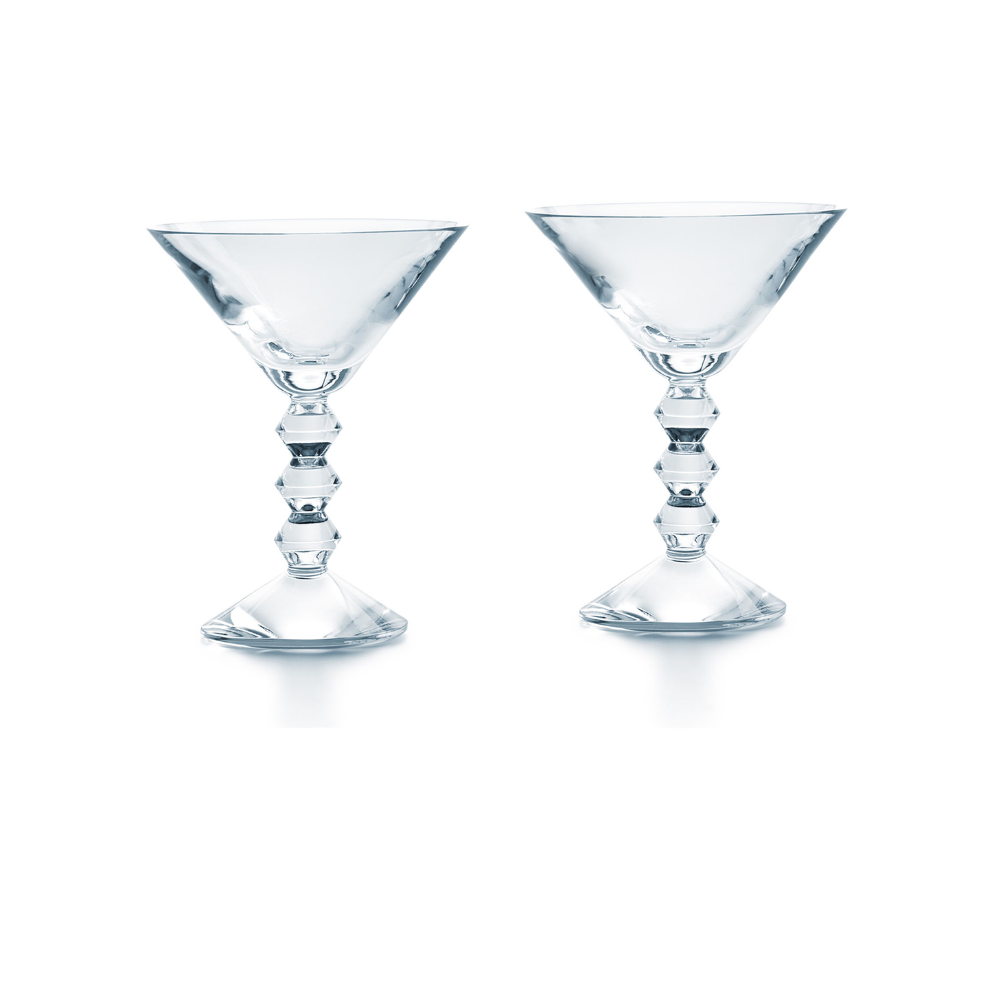 Baccarat Crystal Vega Martini + Cocktail Glass Set of 2 | 5.83in + 6.76oz