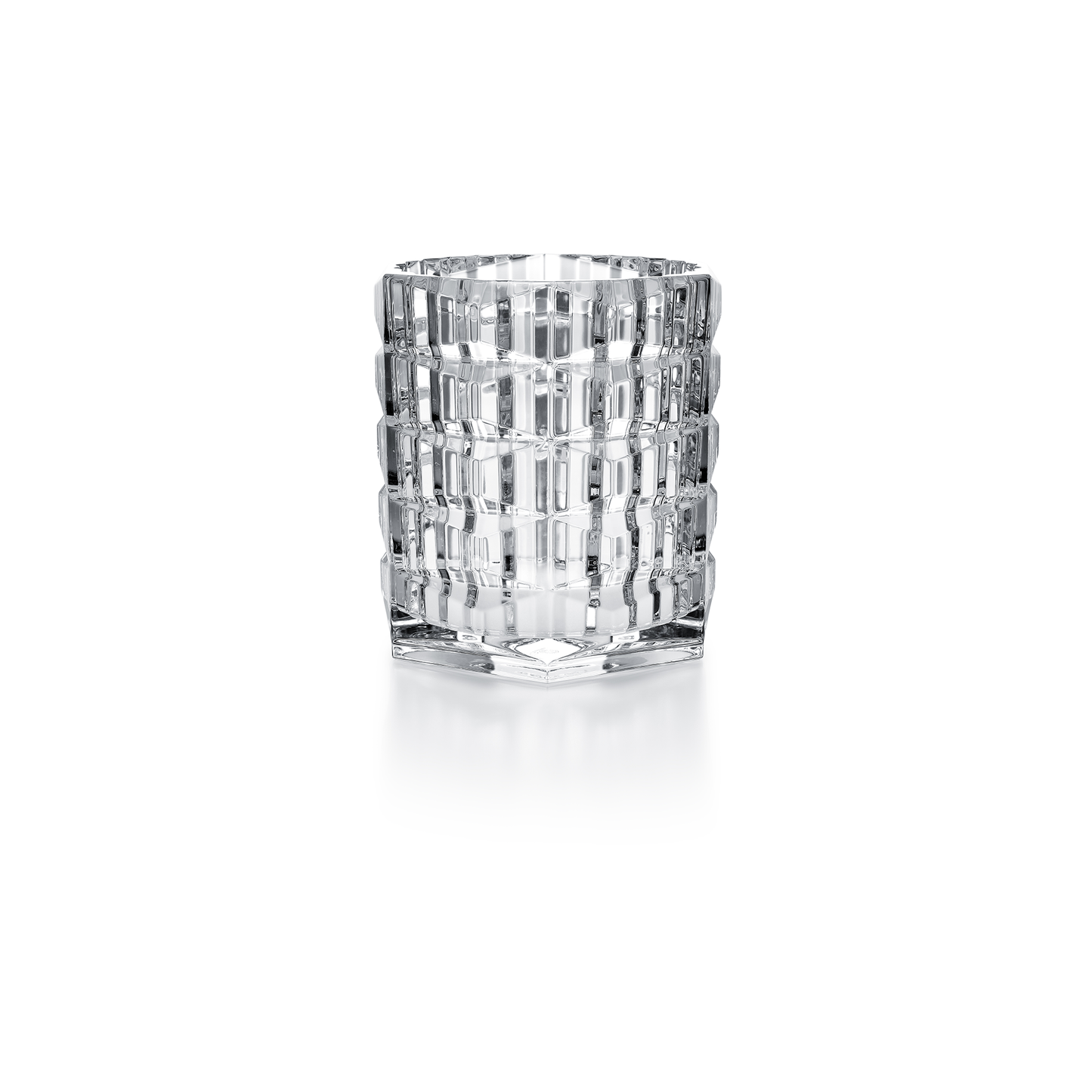 Baccarat Crystal Louxor Grand Round Vase + Candle Holder | 7.68x7.28in