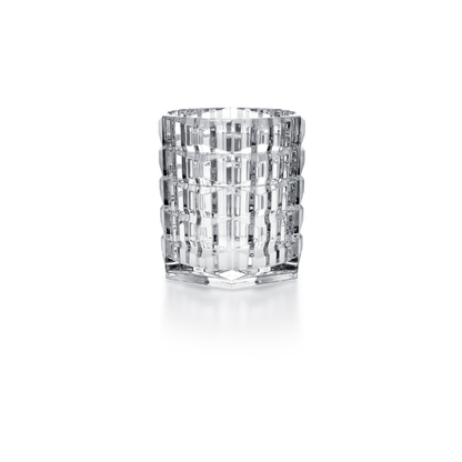 Baccarat Crystal Louxor Grand Round Vase + Candle Holder | 7.68x7.28in