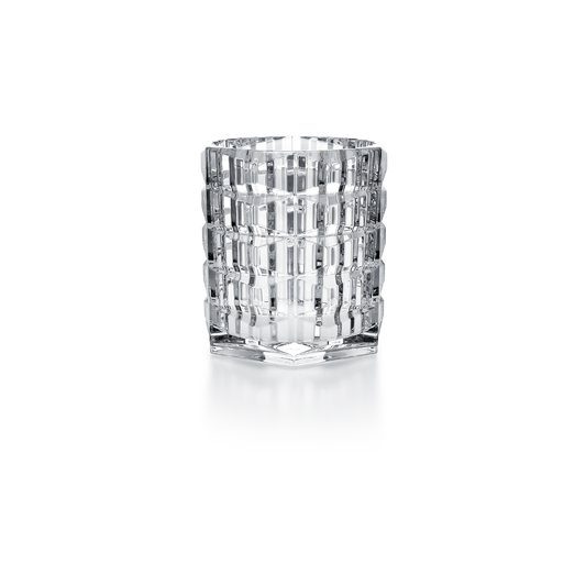 Baccarat Crystal Louxor Grand Round Vase + Candle Holder | 7.68x7.28in