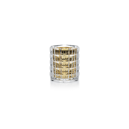 Baccarat Crystal Louxor Grand Round Vase + Candle Holder | 7.68x7.28in