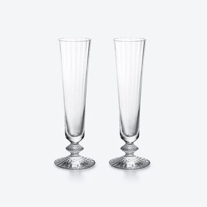 Baccarat Mille Nuits Champagne Flutes Set of 2  | 8.66in