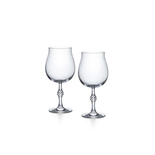 Baccarat Crystal Jean Charles Boiseet Passion Wine Glass Set of 2 | 9.2in + 27oz