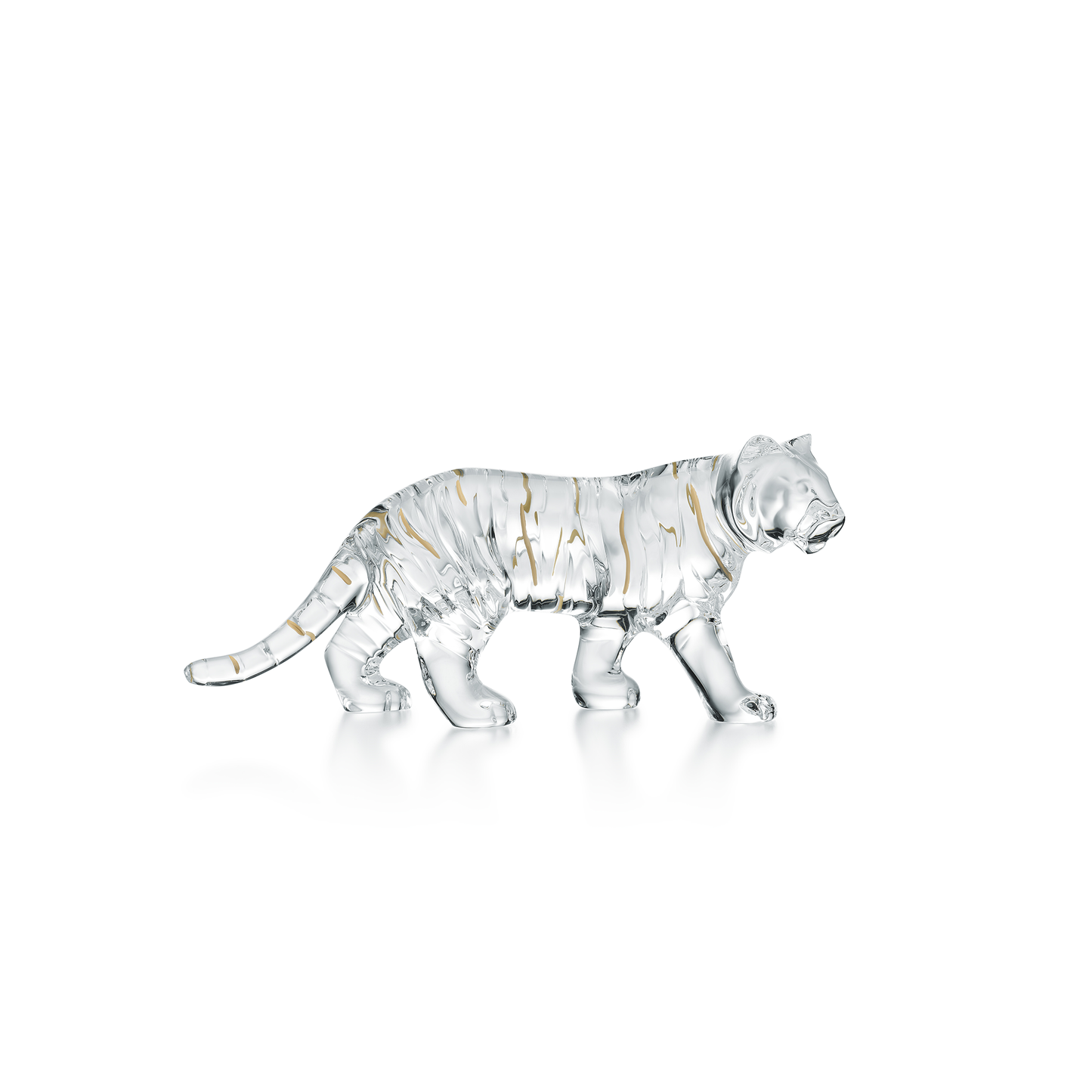 Baccarat Crystal Crystal 2022 Chinese New Year Tiger Sculpture | 7.01x3.19in